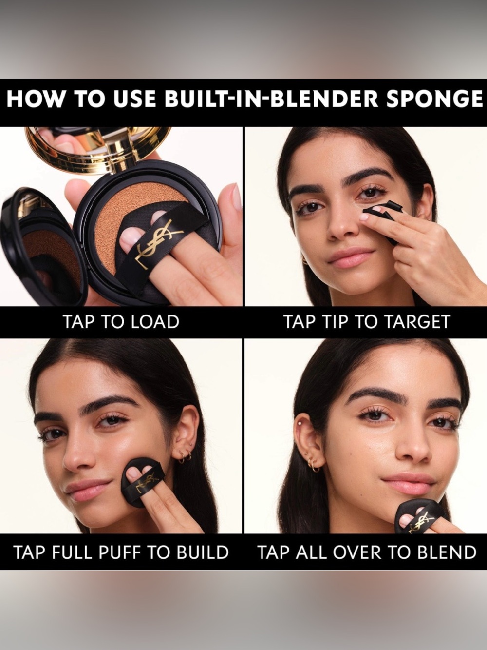 YSL Skin Affair Soft Glow Cushion Foundation in MW1 - Picture 7 of 9
